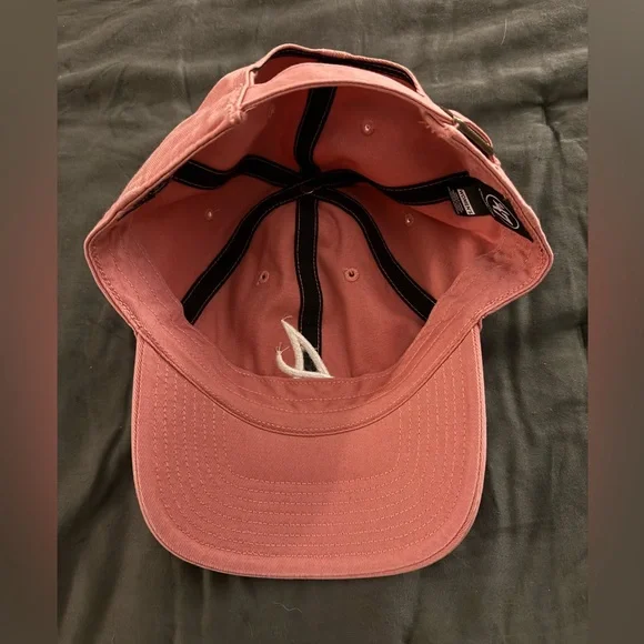 47 Clean Up Atlanta Braves Dad Hat Sedona Pink Limited Edition Adjustable NWOT - Picture 5 of 6